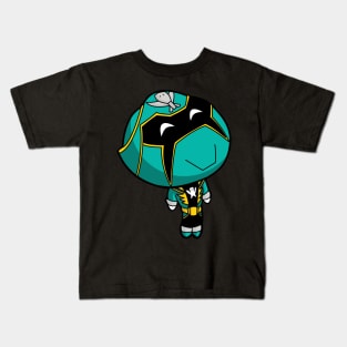 Gokai Green Chibi Kids T-Shirt